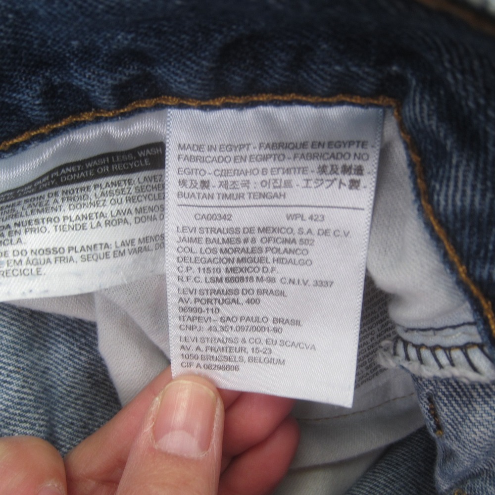 Levis 550 Jeans‎ Mens 40x30 Blue  Relaxed Fit Straight Denim - Picture 14 of 16